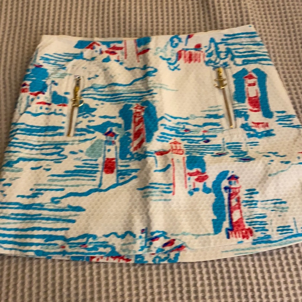 Lilly pulitzer lighthouse skirt size 4